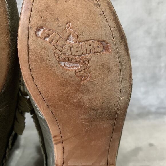 Freebird by Steven Tribe Boots Womens Size 6 Suede Embroidered Aztec Southwest - Picture 12 of 16